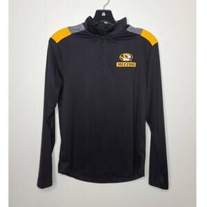Univ of Missouri Mizzou Tigers 1/4 zip pullover - Large Youth 16-18
